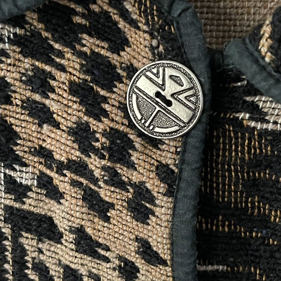 Jane Ashley Jacket Womens Plus Size 1X Mixed Animal Print Tapestry Button Up - Picture 3 of 10